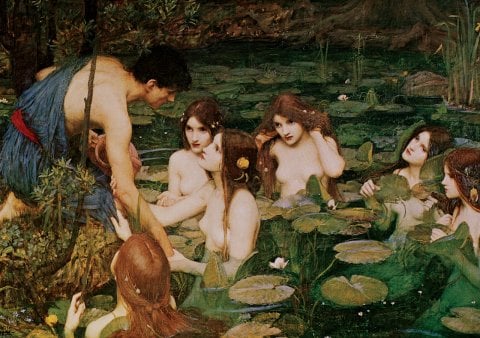 Художественный пазл Hylas and the Water Fairies, 1896 Пазл из 1500 деталей