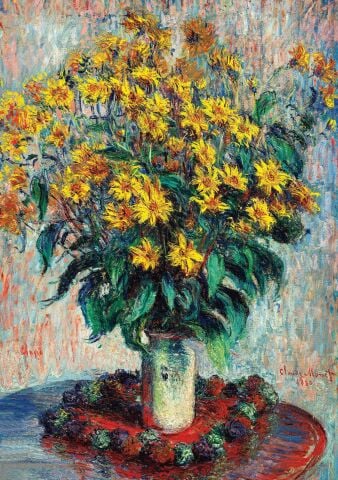Art Puzzle Kudüs Enginar Çiçekleri, Claude Monet 1000 Parça Puzzle