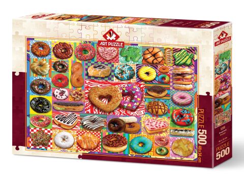 Art Puzzle Donutlar 500 Parça Puzzle