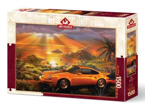 Art Puzzle Sarı Porsche 1500 Parça Puzzle