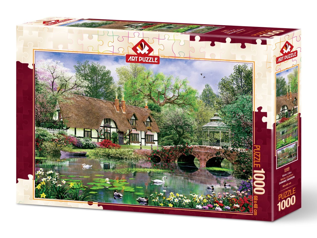 Art Puzzle Lotus Flowers 1000 Piece Puzzle