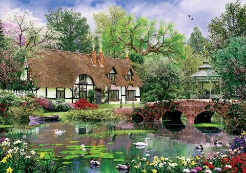 Art Puzzle Lotus Flowers 1000 Piece Puzzle