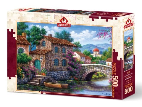 Art Puzzle Çiçekli Kanal 500 Parça Puzzle