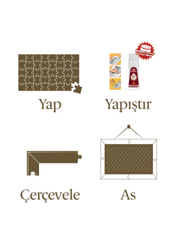 Art Puzzle Savana'Nın Kralları 1000 Parça Çerçeveli Puzzle