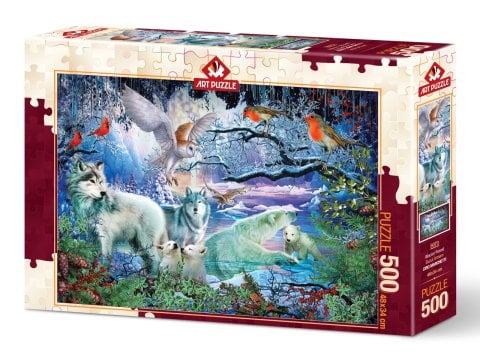 Art Puzzle Glacier Forest 500 Piece Puzzle