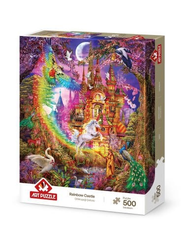 Art Puzzle Rainbow Castle 500 Piece Puzzle