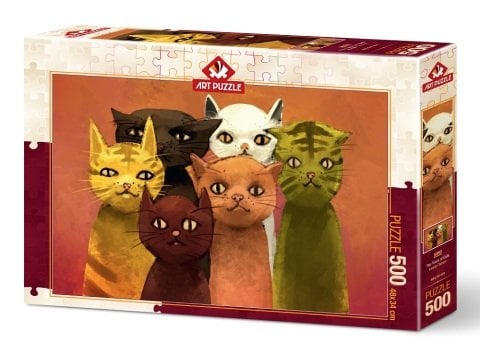 Art Puzzle Kediler Takımı 500 Parça Puzzle