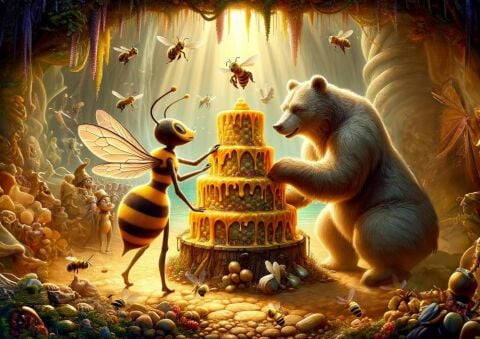 Art Çocuk Bal Pastası 100 Parça Puzzle