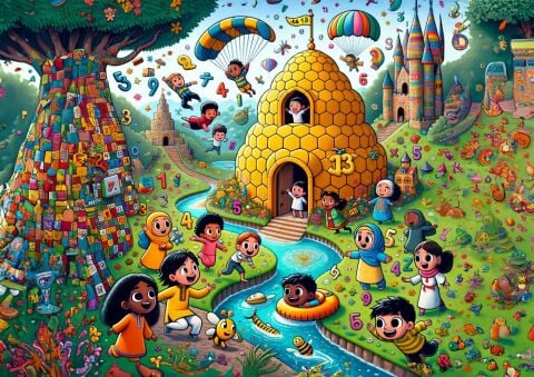 Art Çocuk Sayılar Ülkesi 50 Parça Puzzle