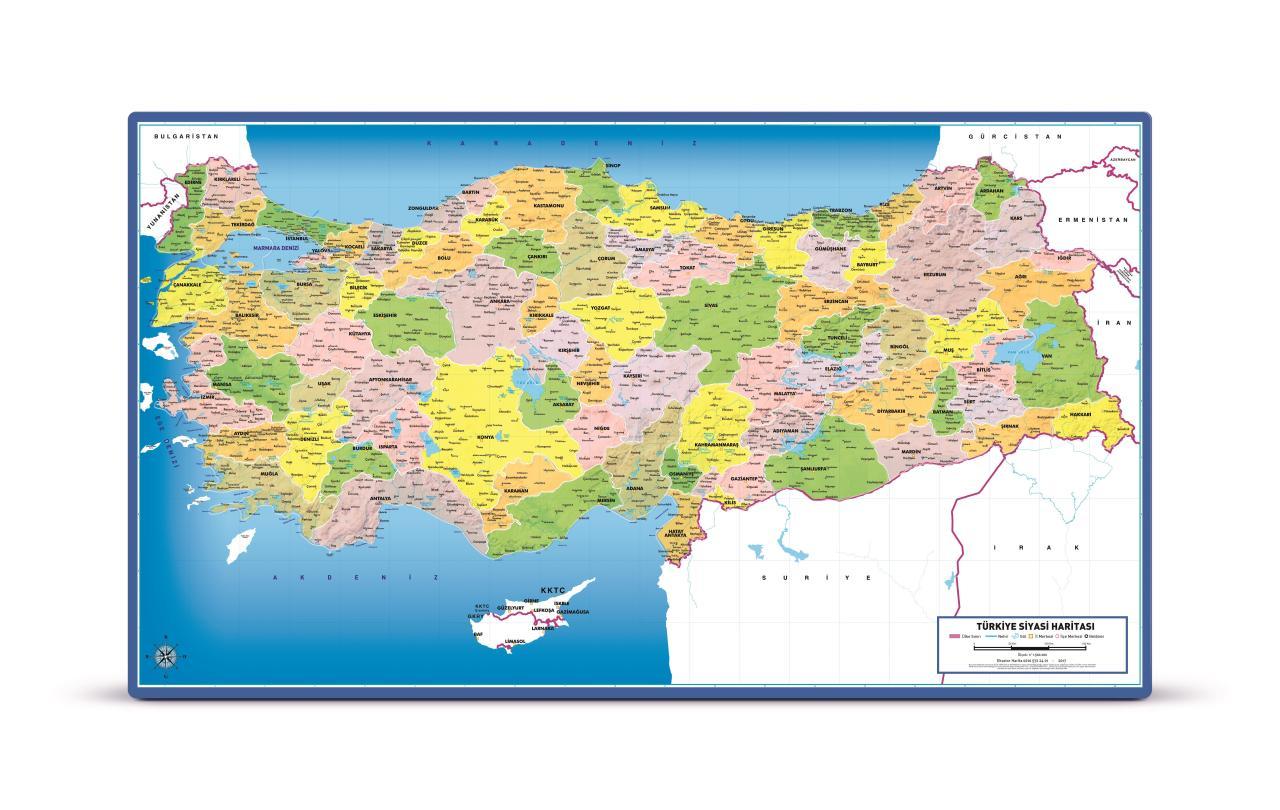 Художественная детская головоломка 81 штука Политическая карта Турции Пазл с рамкой