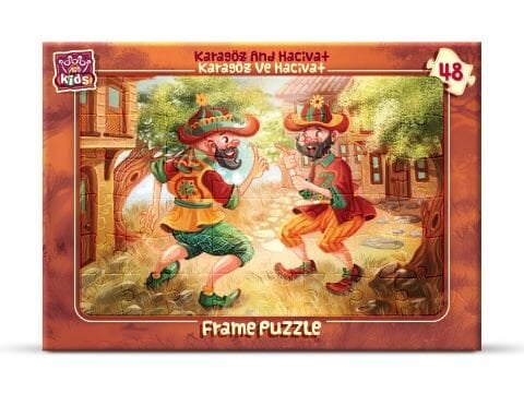 Art Çocuk Puzzle 48 Parça Karagöz Ve Hacivat