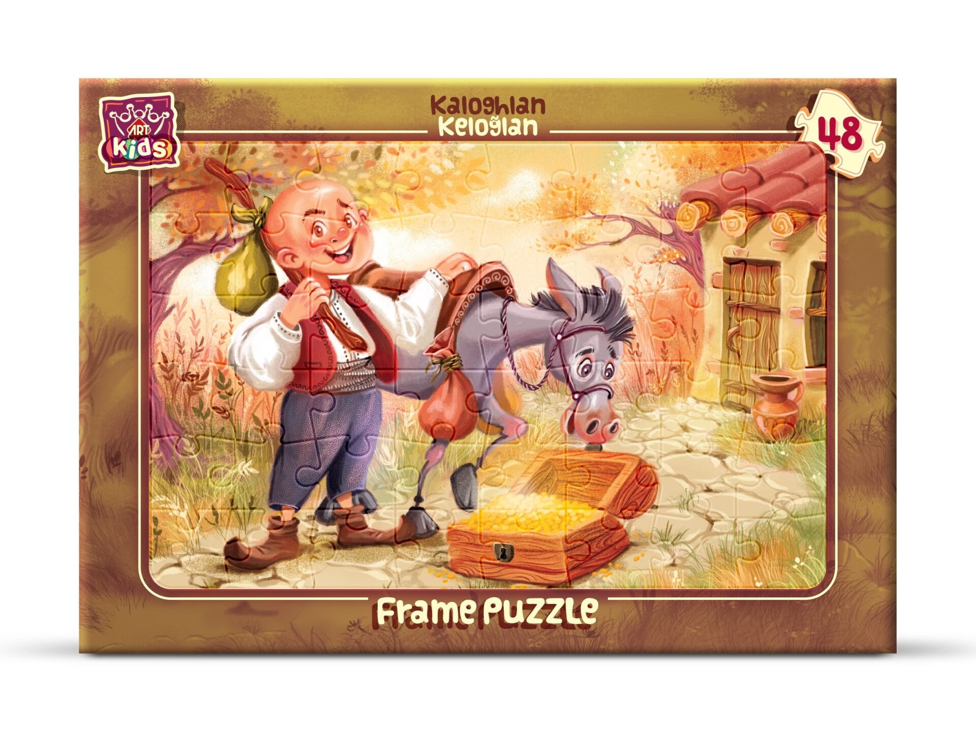 Art Child Puzzle 48 Pieces Keloğlan