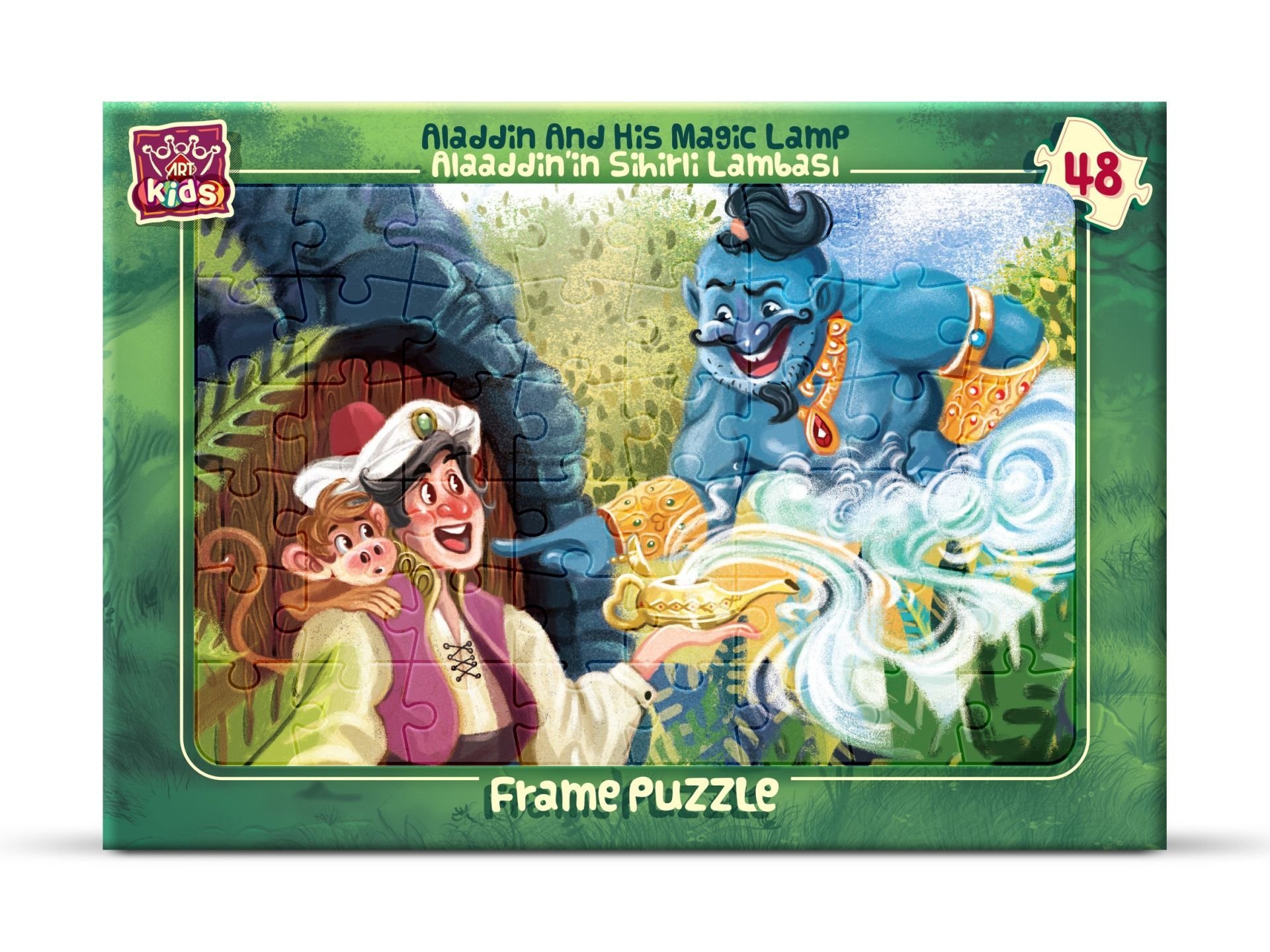 Art Child Puzzle 48 Teile Aladins Wunderlampe