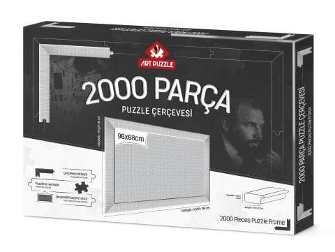 Art Puzzle Beyaz 2000 Parça Demonte Puzzle Çerçevesi