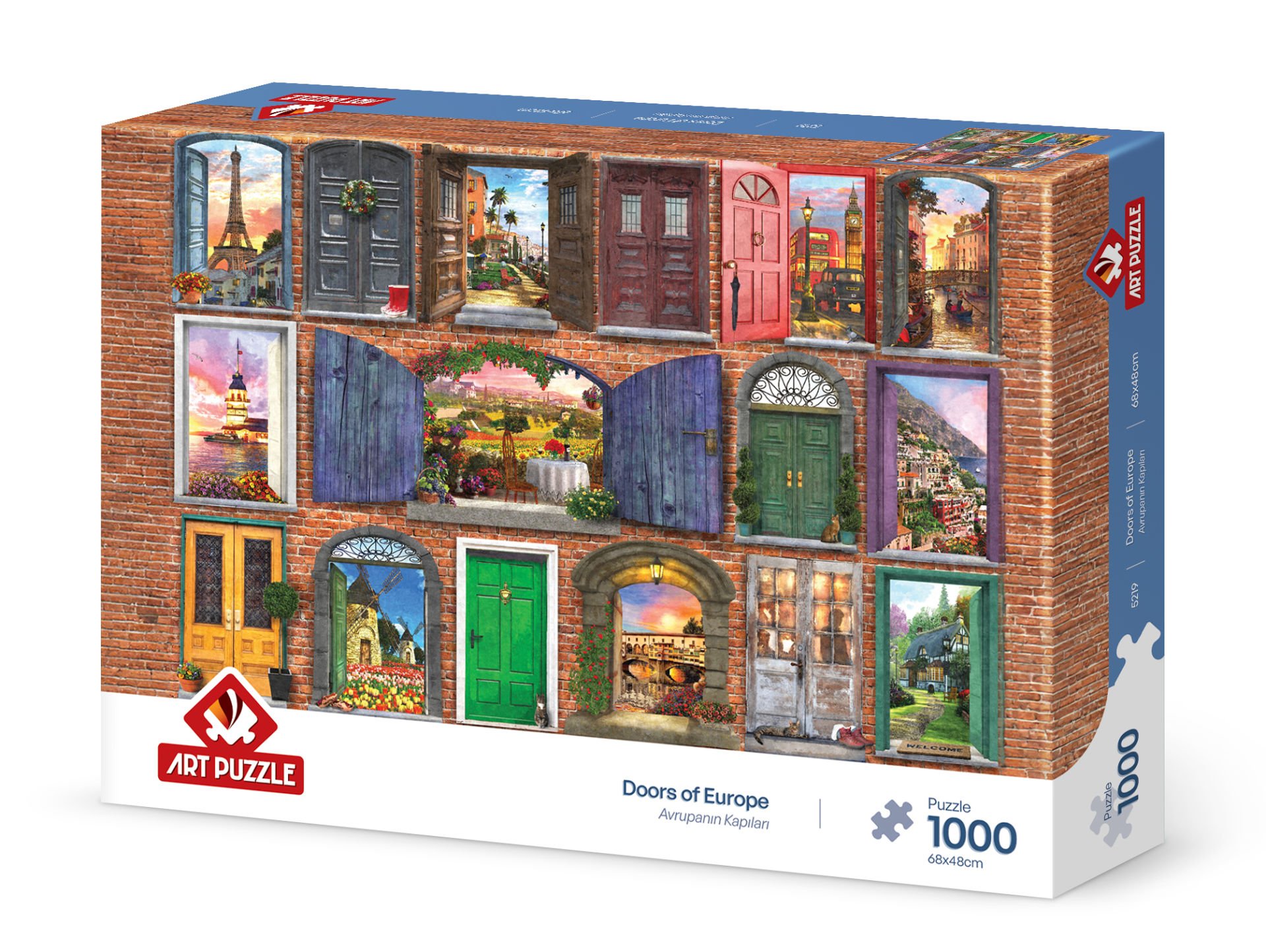 Art Puzzle The Gates of Europe 1000 Piece Puzzle