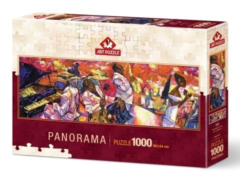 Art Puzzle Colors of Jazz 1000 piezas Panorama Puzzle