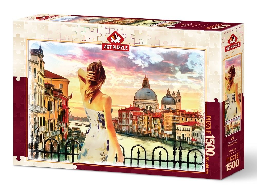 Kunstpuzzle Ansicht von Venedig 1500 Teile Puzzle