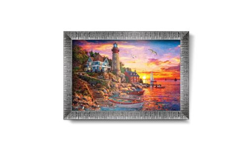 Art Puzzle The Gorgeous Sunset 1000 Piece Framed Puzzle