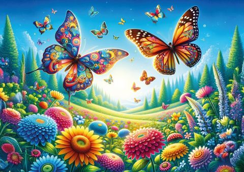 Art Puzzle Wings of Spring 260 Piece Puzzle