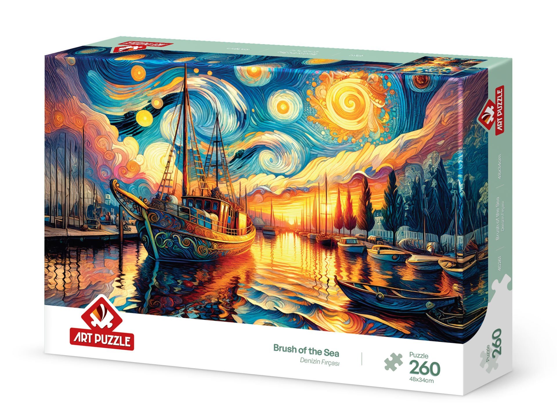 Art Puzzle Brush of the Sea 260 Piece Puzzle
