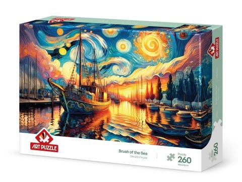 Art Puzzle Brush of the Sea 260 Piece Puzzle