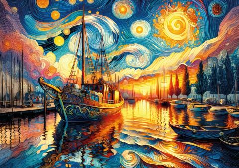 Art Puzzle Brush of the Sea 260 Piece Puzzle