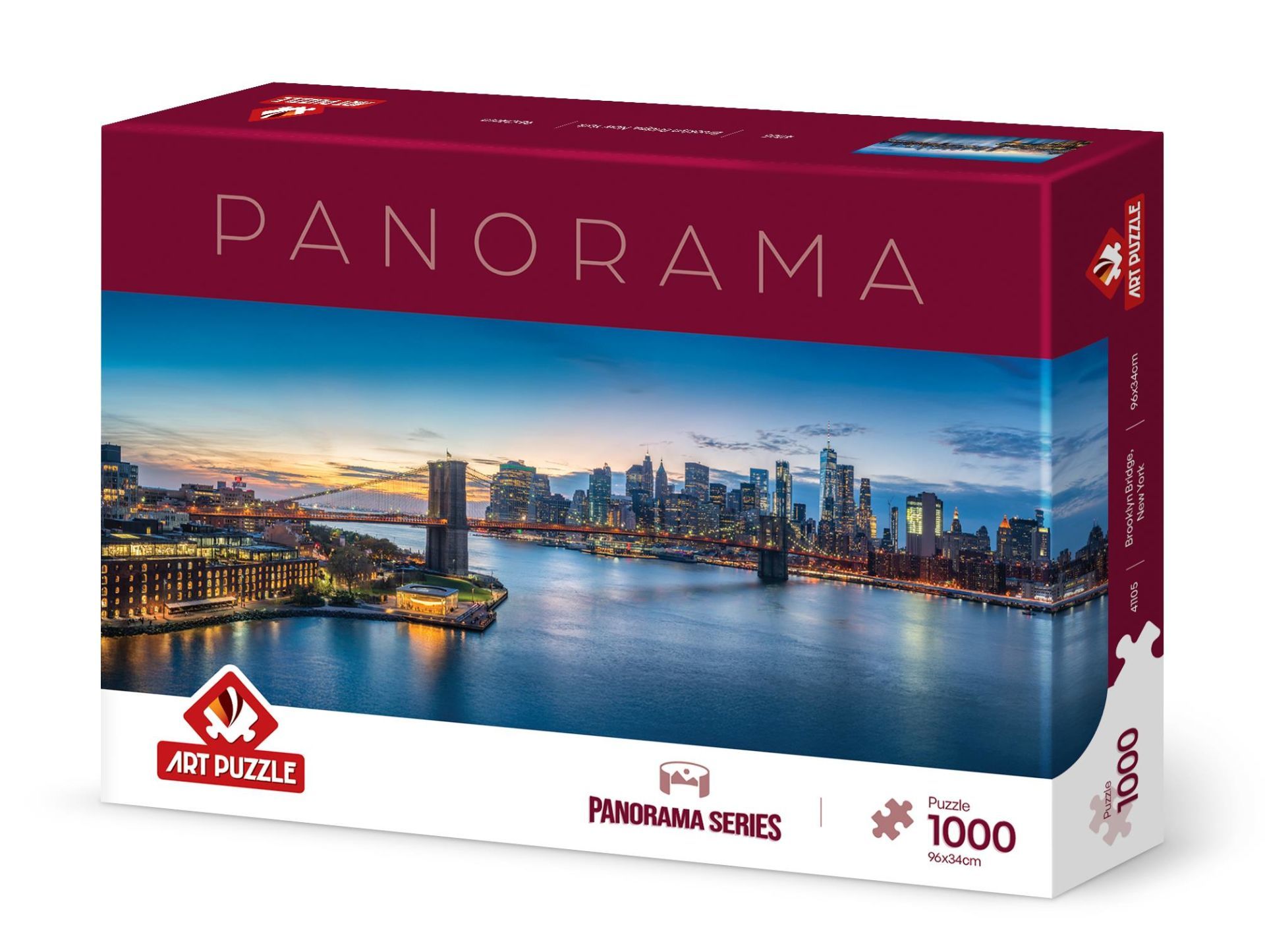 Art Puzzle Brooklyn Bridge,New York 1000 Parça Panorama Puzzle