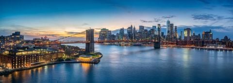 Art Puzzle Brooklyn Bridge,New York 1000 Parça Panorama Puzzle