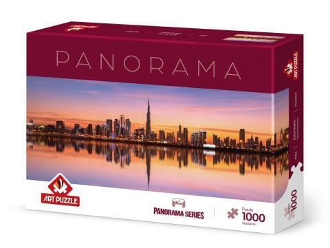 Art Puzzle Dubai Skyline 1000 Piece Panorama Puzzle