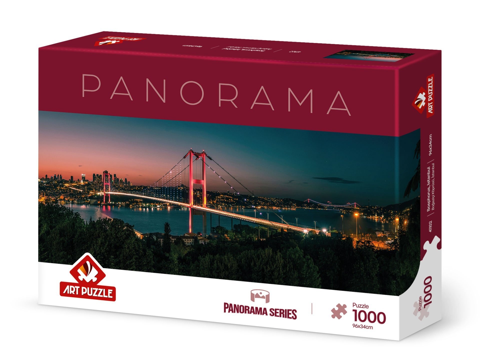 Art Puzzle Bosphorus,Istanbul 1000 Parça Panorama Puzzle