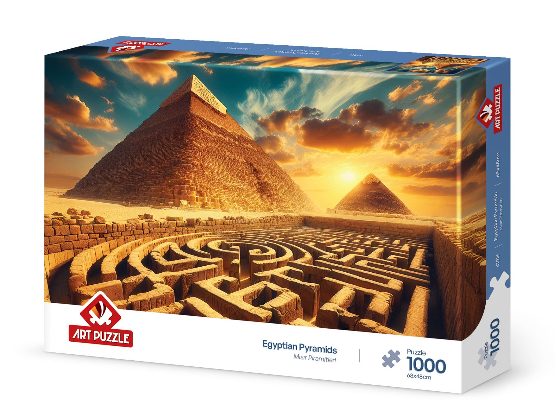 Art Puzzle Egyptian Pyramids 1000 Piece Puzzle