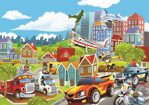 Art Kids Puzzle Vehicles 100 Pieces