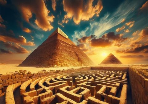 Art Puzzle Egyptian Pyramids 1000 Piece Puzzle