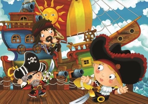 Art Çocuk Puzzle Korsanlar 2x100 Parça