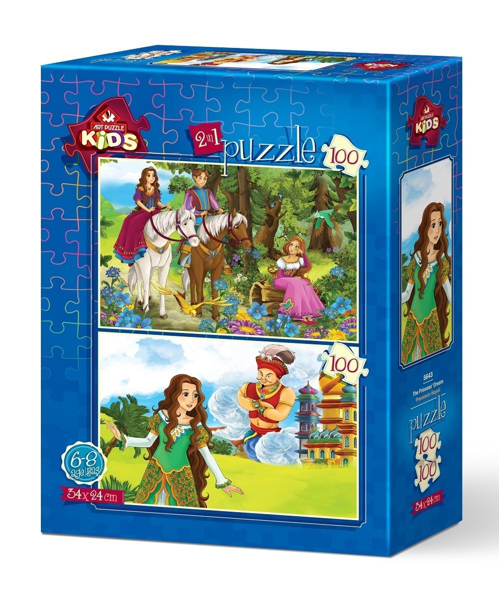 Art Çocuk Puzzle Prensesin Hayali 2x100 Parça