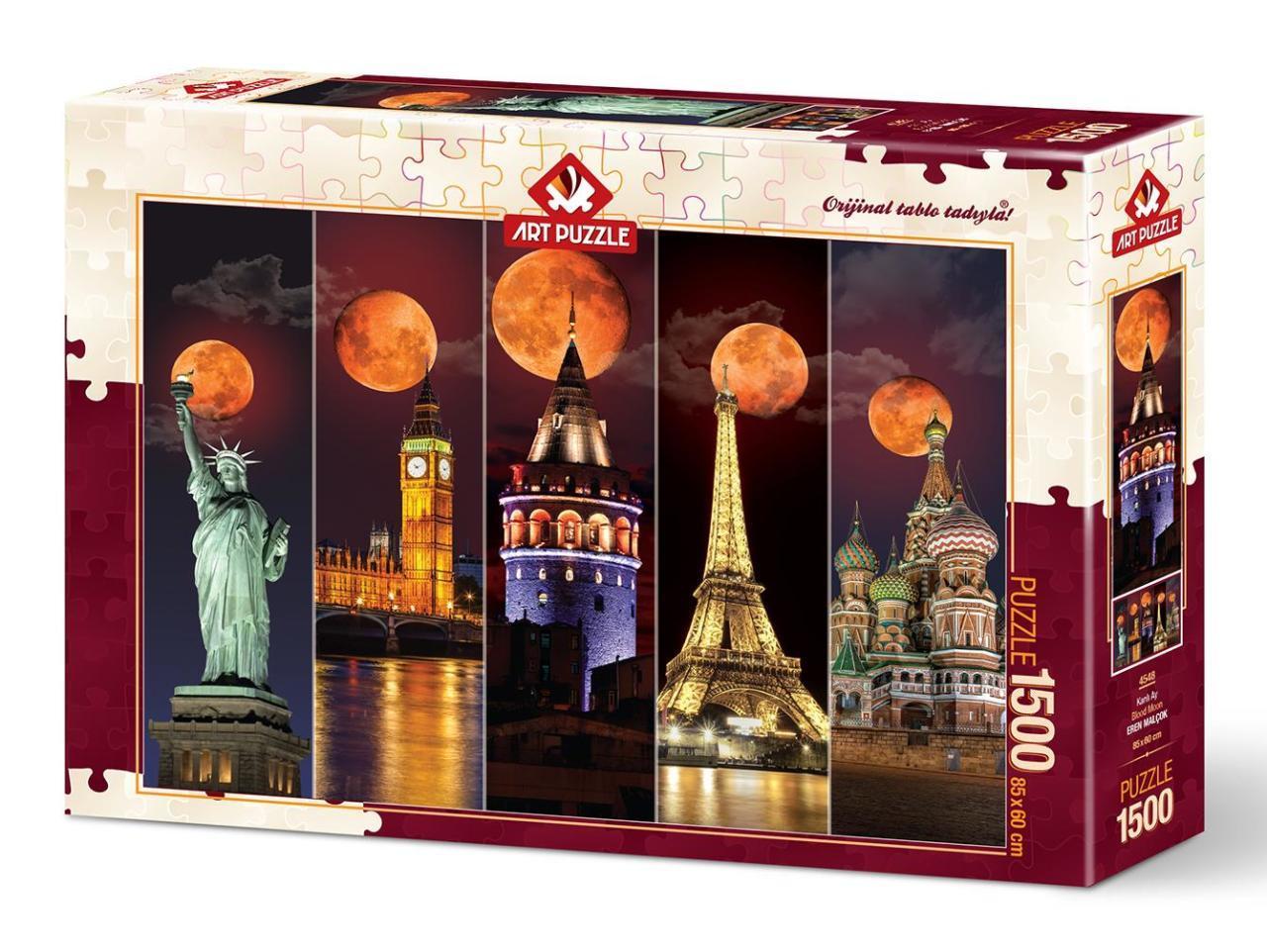 Art Puzzle Blood Moon 1500 Piece Puzzle
