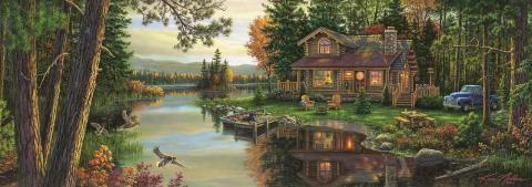 Art Puzzle Huzurun Resmi 1000 Parça Panorama Puzzle