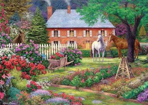 Art Puzzle Atlı Bahçe 1500 Parça Puzzle