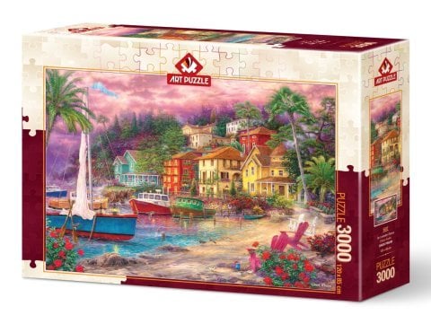 Art Puzzle Magenta Shores 3000 Piece Puzzle