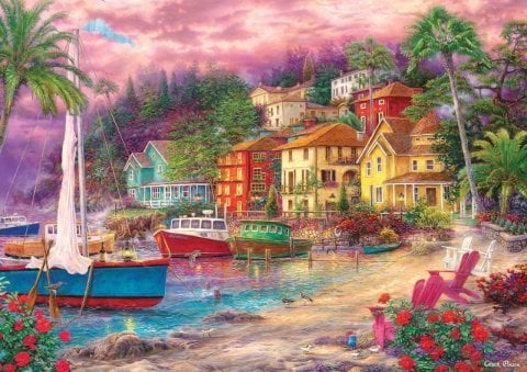Art Puzzle Magenta Shores 3000 Piece Puzzle