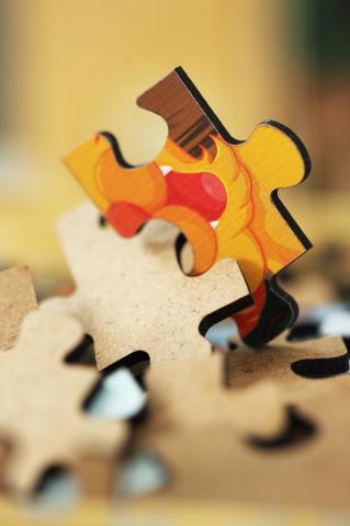 Art Kids Fast Dog Puzzle de madera de 16 piezas