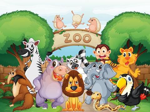 Welcome to Art Kids Zoo 100 Piece Wooden Puzzle