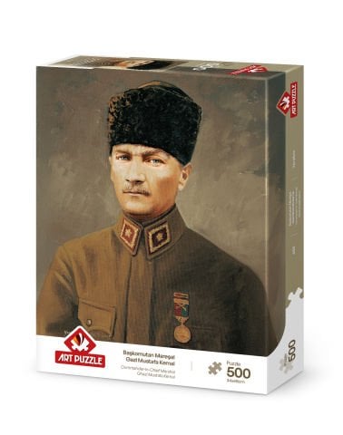 Art Puzzle Commander-in-Chief Marshal Gazi Mustafa Kemal Atatürk 500 Piece Puzzle