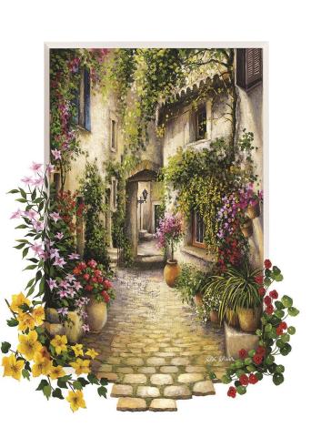 Art Puzzle Flower Alley 500 Piece Puzzle