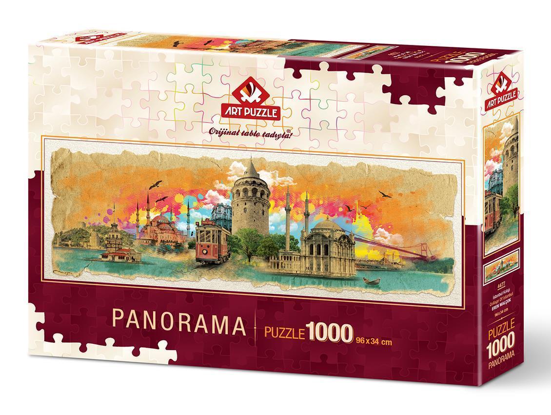 Art Puzzle Estambul Collage 1000 Piezas Panorama Puzzle