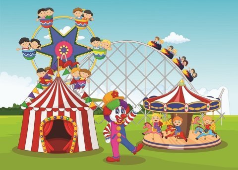 Art Kids Puzzle Circus and Amusement Park 24 + 35 Pieces