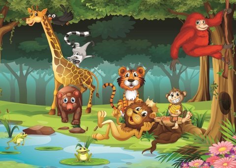 Art Kids Puzzle Unterwasser- und Waldtiere 24 + 35 Teile