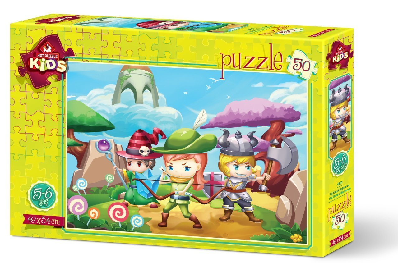 Art Kids Puzzle Drei kleine Helden 50 Teile