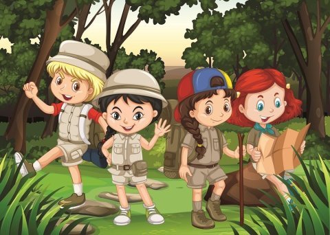 Art Kids Puzzle Scout Camp 2x100 Teile