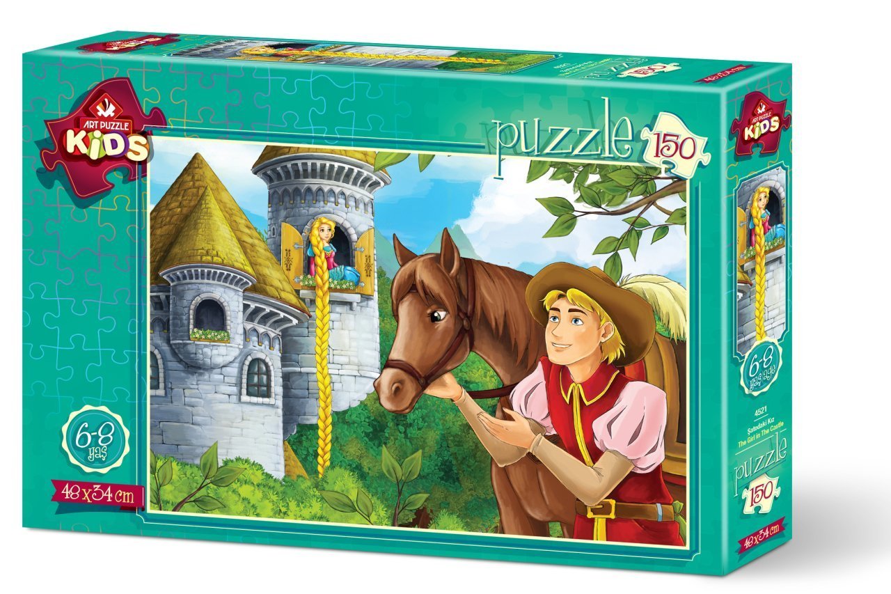 Art Çocuk Puzzle Şatodaki Kız 150 Parça